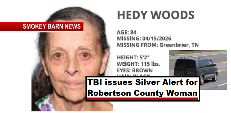 TBI issues Silver Alert for Robertson County Woman