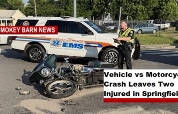 Vehicle vs Motorcycle Crash Leaves Two Injured in Springfield