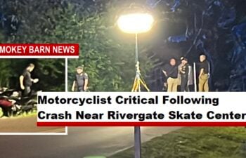 Motorcyclist Critical Following Crash Near Rivergate Skate Center