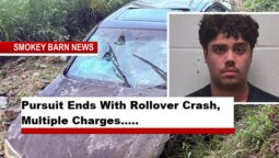 Pursuit Ends With Rollover Crash, Multiple Charges