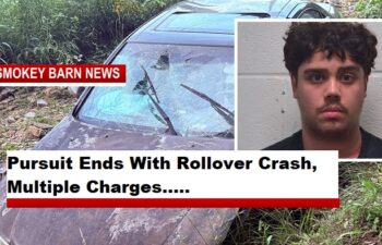 Pursuit Ends With Rollover Crash, Multiple Charges