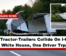 Two Tractor-Trailers Collide On I-65 Near White House, One Driver Trpped