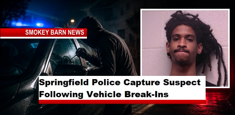 Springfield Police Capture Suspect Following Vehicle Break-Ins