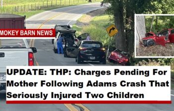 Children Unrestrained In Serious Adams Crash, THP Reports