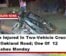 One Injured In Two-Vehicle Crash On Oakland Road; One Of  12 Crashes Monday