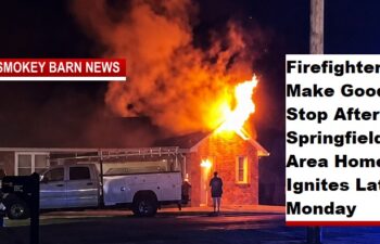 Firefighters Make Good Stop After Springfield Area Home Ignites Late Monday