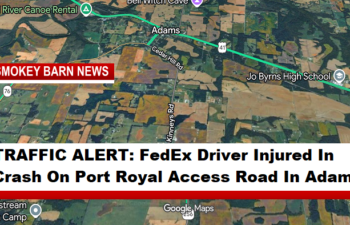 TRAFFIC ALERT: FedEx Driver Injured In Crash On Port Royal Access Road In Adams