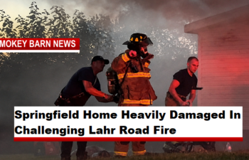 Springfield Home Heavily Damaged In Challenging Lahr Road Fire