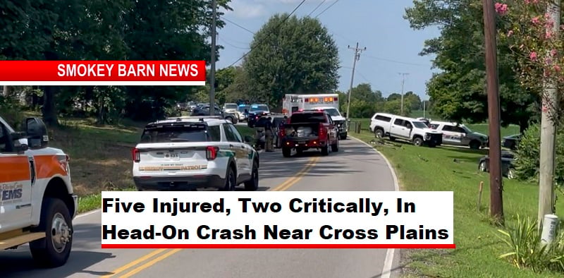 Five Injured, Two Critically, In Head-On Crash Near Cross Plains