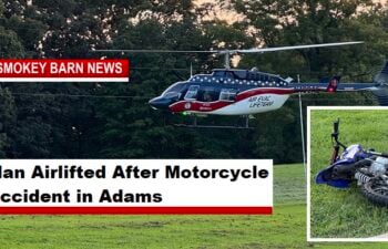 Man Airlifted After Motorcycle Accident In Adams