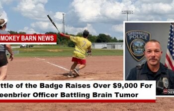 Battle of the Badge Raises Over $9,000 For Greenbrier Officer Battling Brain Tumor