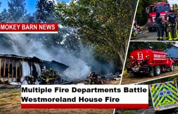 Multiple Fire Departments Battle Westmoreland House Fire