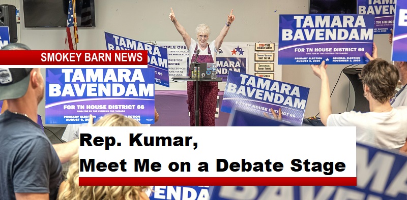 Rep. Kumar, Meet Me on a Debate Stage
