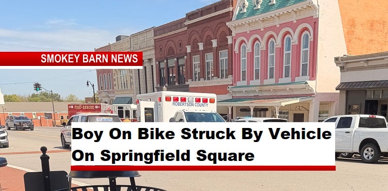 Boy On Bike Struck By Vehicle On Springfield Square